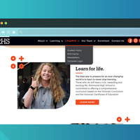 Custom Design & Wordpress Development For Secondary School