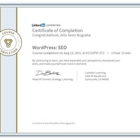 Wordpress SEO Certicate