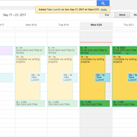Google Calendar -Schedule Management