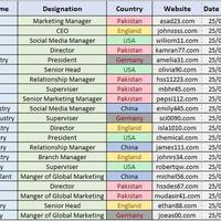 Data entry Exce