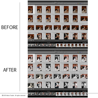 Wedding before and after gallery
