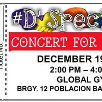 Concert for A Cause Ticket Design (Front View)