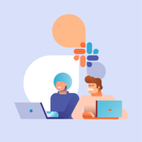 Illustration for Slack Collaboration