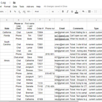 CS Email/Phone/Chat Tracking 