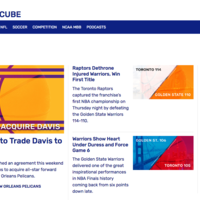 Gameday Cube - Wordpress Design & Development