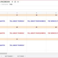 SMM calendar sample