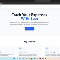 Website for Tracking Daily expense