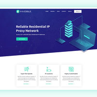Invizible - Proxy/IP Provider Website Redesign