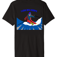 Skiing T Shirt Design