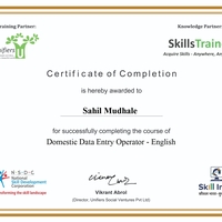 Certificate from Gov.India