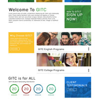 Korean School Web Design