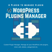 Plugin Manager - Categorize