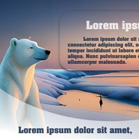 Example of website banner design (standard non paralax)