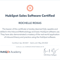 Sales Software Certificate