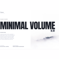 Minimal Volume N.01