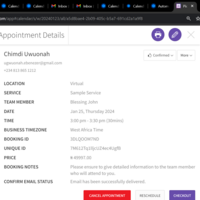 Appointment Scheduling