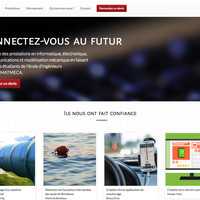 Website for a Junior Enterprise (WordPress, PHP, Bootstrap)