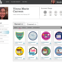 Credly Learning badges