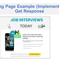 Landing Page, Get Response
